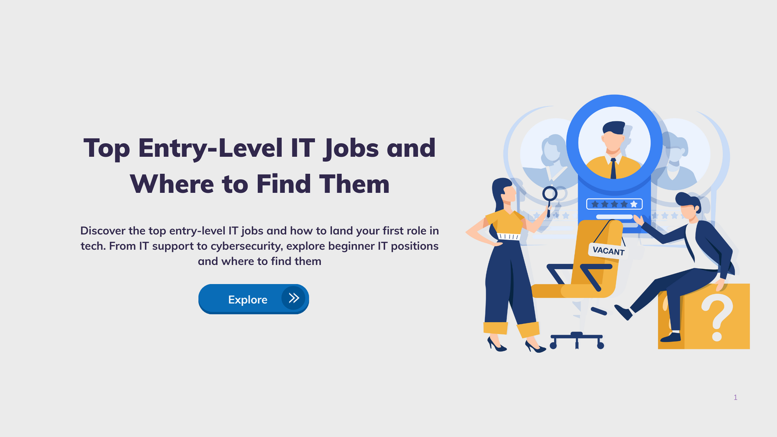 Top Entry-Level IT Jobs
