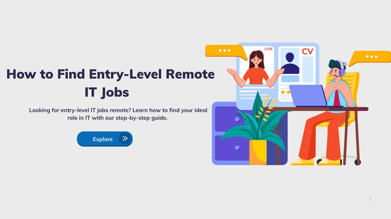 How to Find Entry-Level Remote IT Jobs